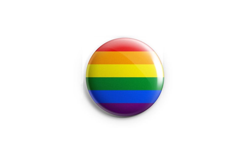 Pride flag button 