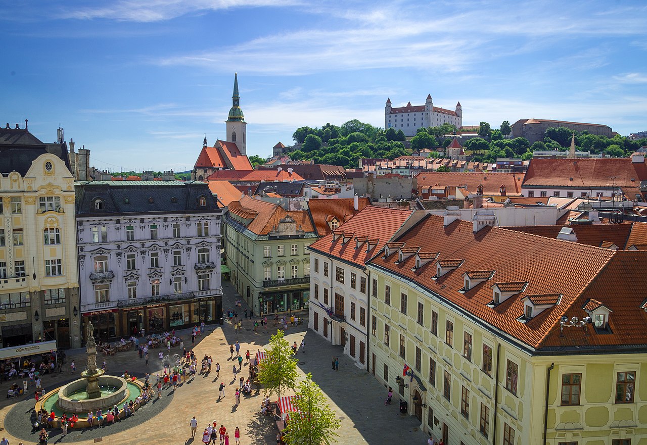 Old Town section of Bratislava, capital of Slovakia. (photo by Rob Hurson)