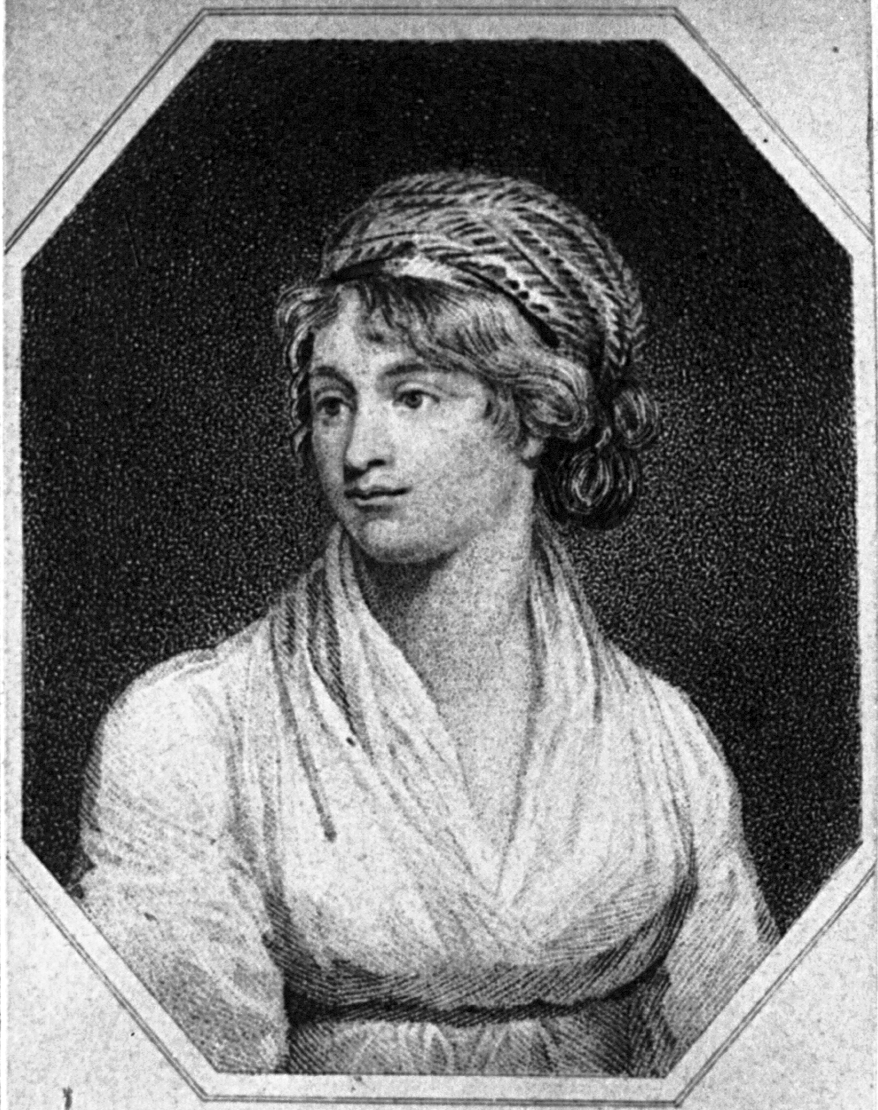 Image of the subject of our presentation, Mary Wollstonecraft.