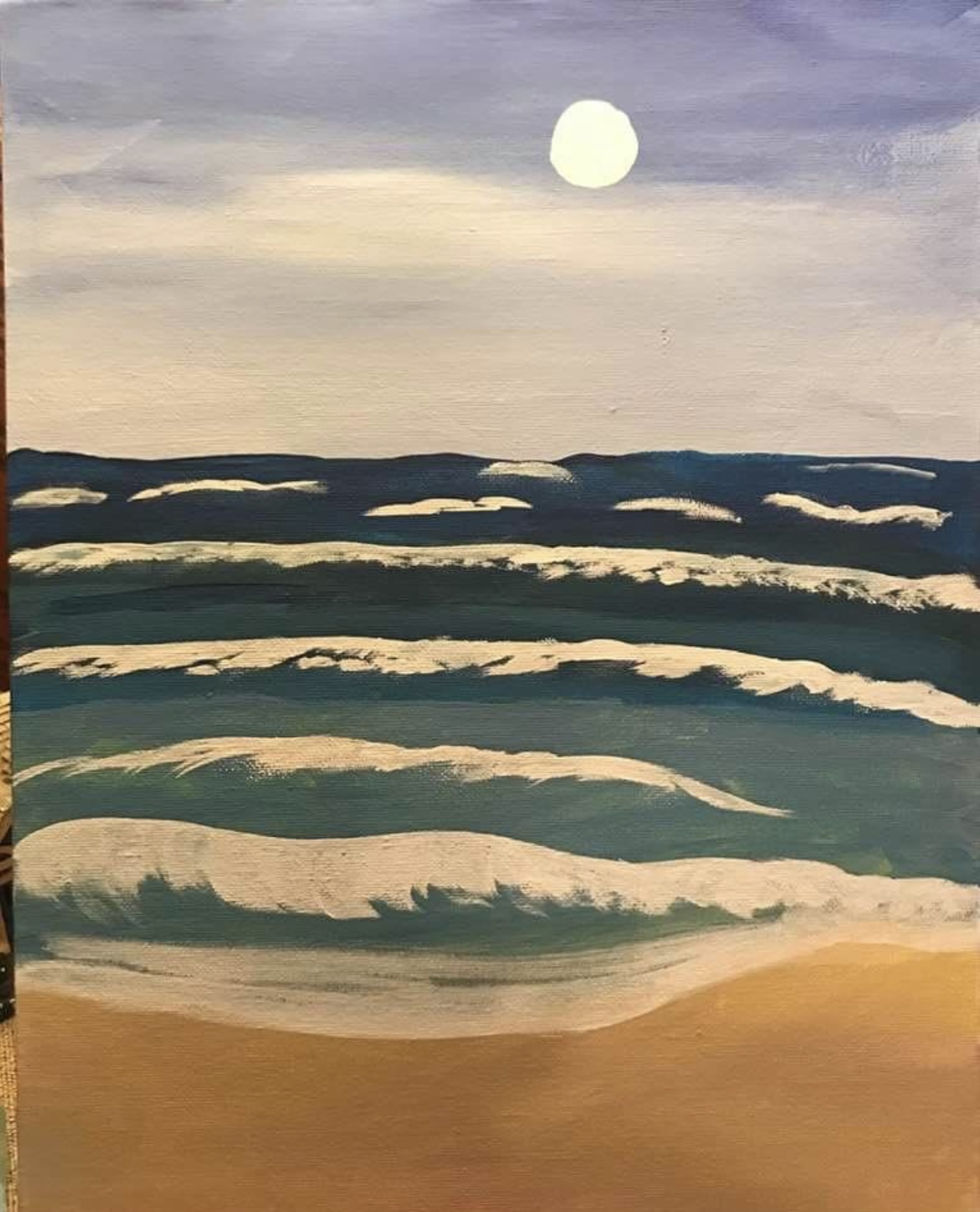 beach painting