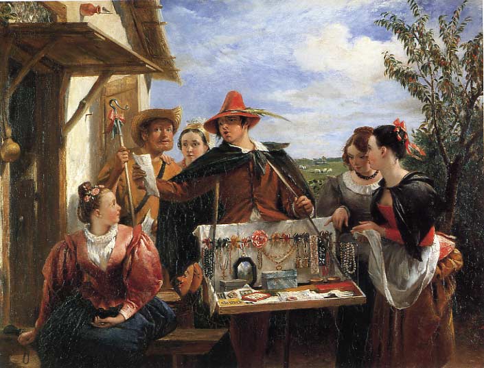 Painting entitled, "Autolycus" (1836) by Charles Robert Leslie.