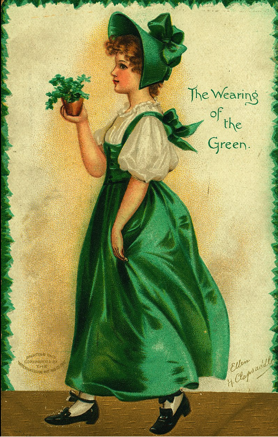 American Greeting card for St. Patrick's Day from 1907.