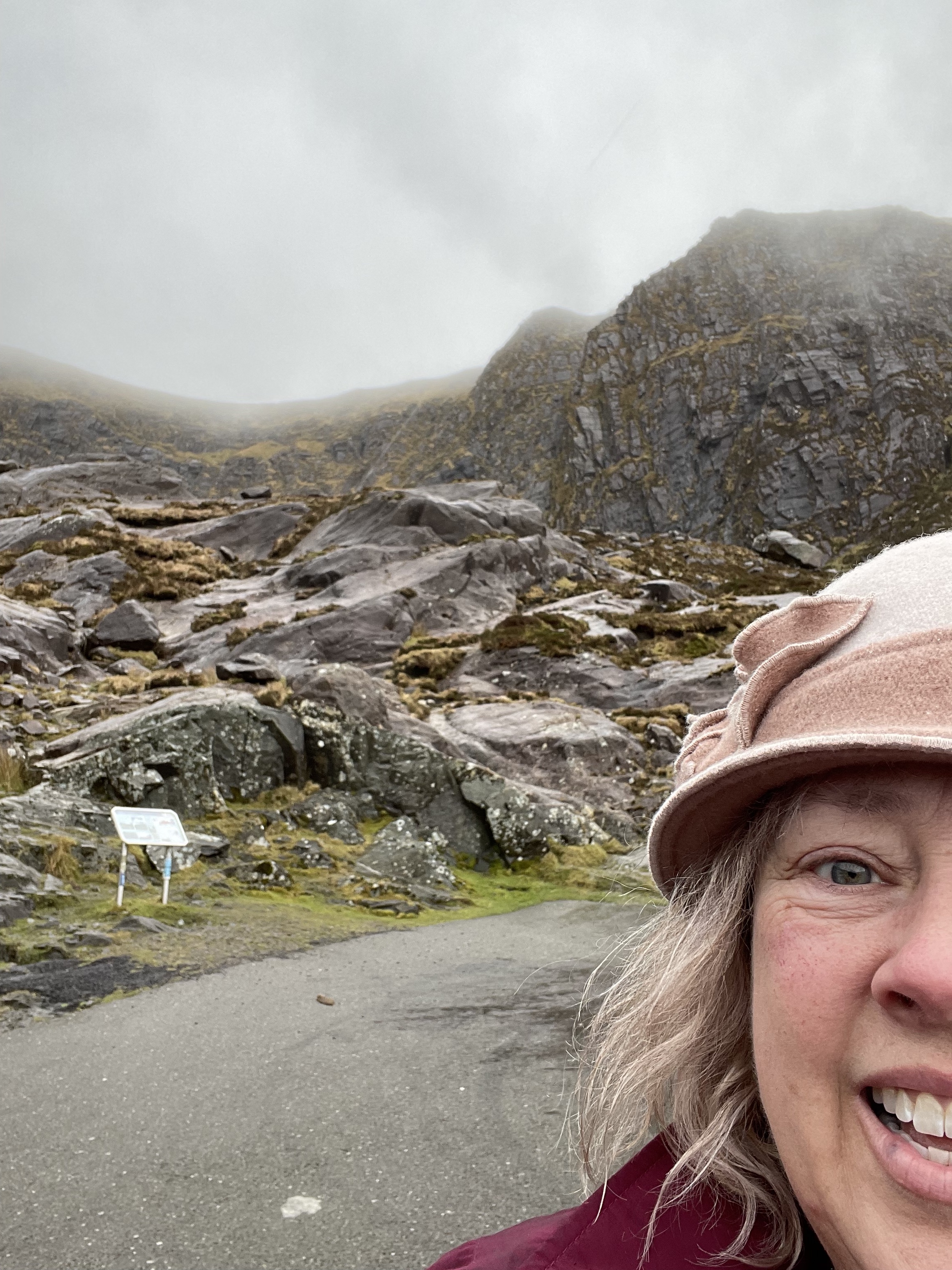 Image of guest speaker at the Connor Pass, Dingle Peninsula, Ireland.