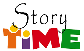 "storytime" in colorful text