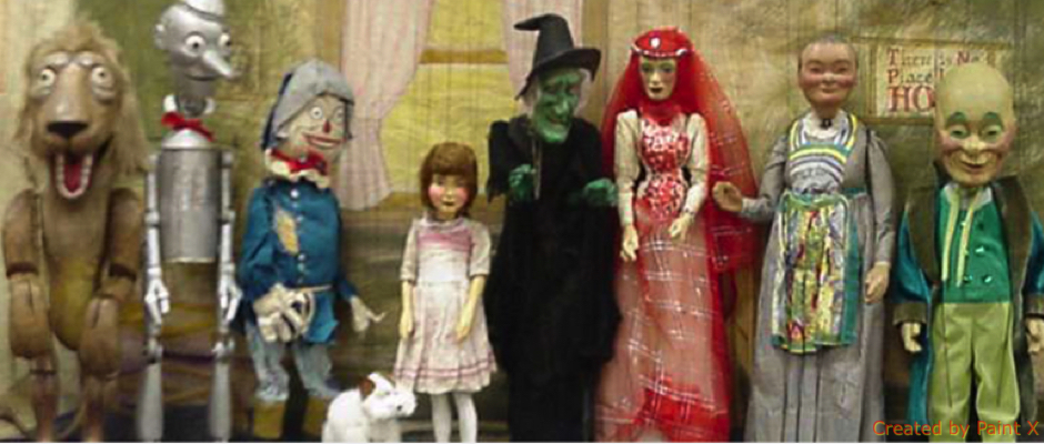 Wizard of Oz marionette puppets