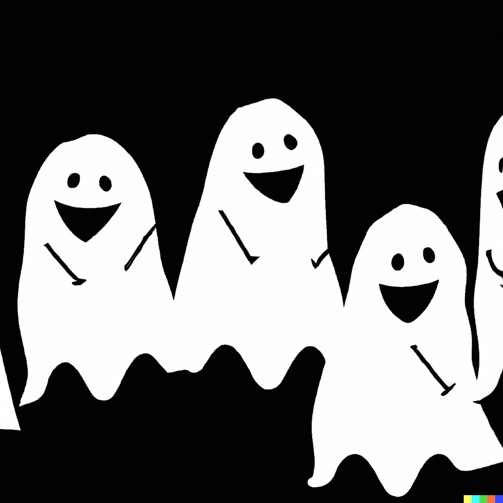 Laughing ghosts