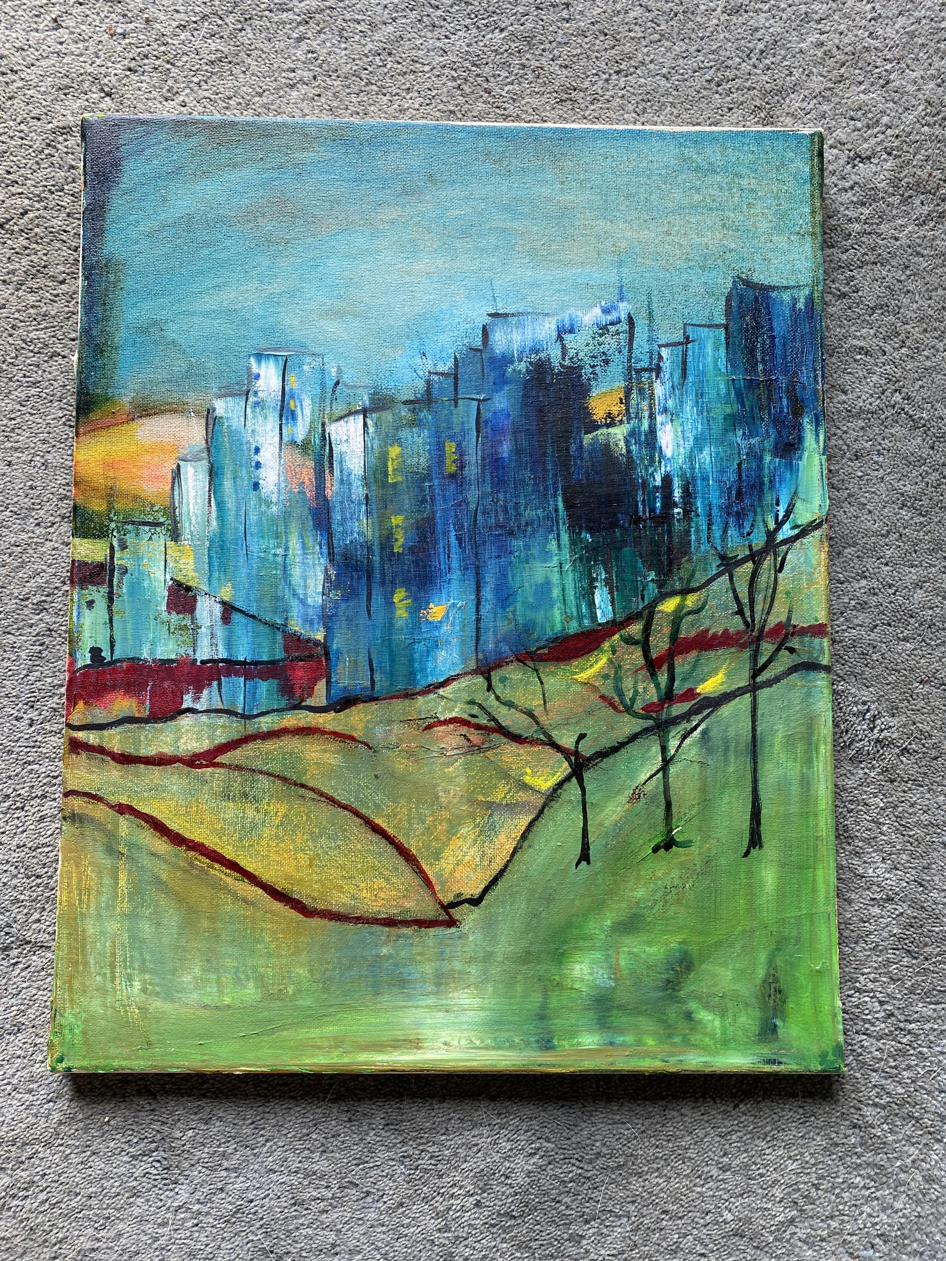 Image of painting by featured artist, Jana Durham.