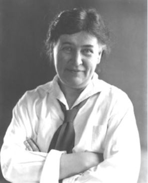 Archival photo image of featured author, Willa Cather.