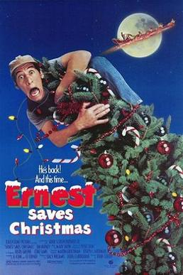 Movie Poster, Man on Christmas Tree Falling Down