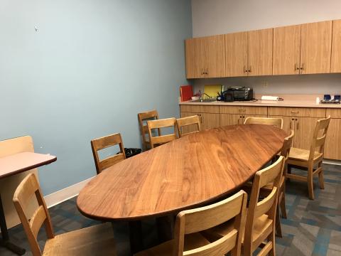Small meeting room at Nelsonville Public Library