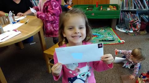 Madison sharing her letter.