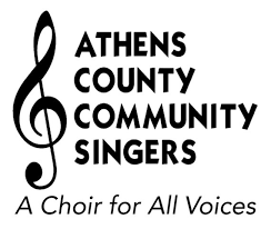 Logo for performing group, Athens County Community Singers.
