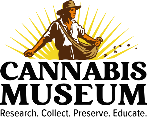 Logo for the Cannabis Museum of Guysville, Ohio.