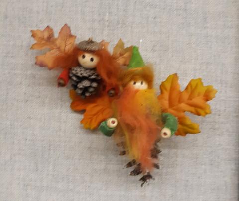 Autumn Pine Cone Fairies