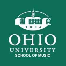 Logo for the Ohio University School of Music where our guest performers are from.