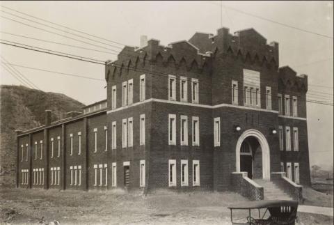 Vintage image of the Athens Armory.