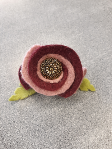 rose brooch