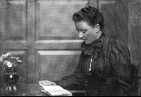 Archival image of featured author, Sarah Orne Jewett.