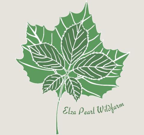 Logo for the Elza Pearl Wildfarm.