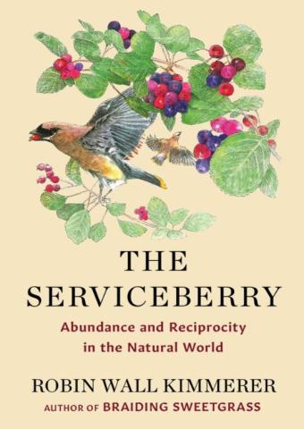 Cover of The Serviceberry by Robin Wall Kimmerer.