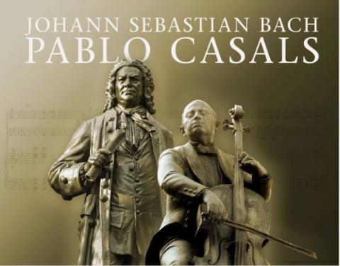Image of composer Johann Sebastian Bach and artist Pablo Casals.