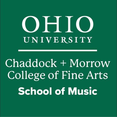 Official Logo for the School of Music at Ohio University.
