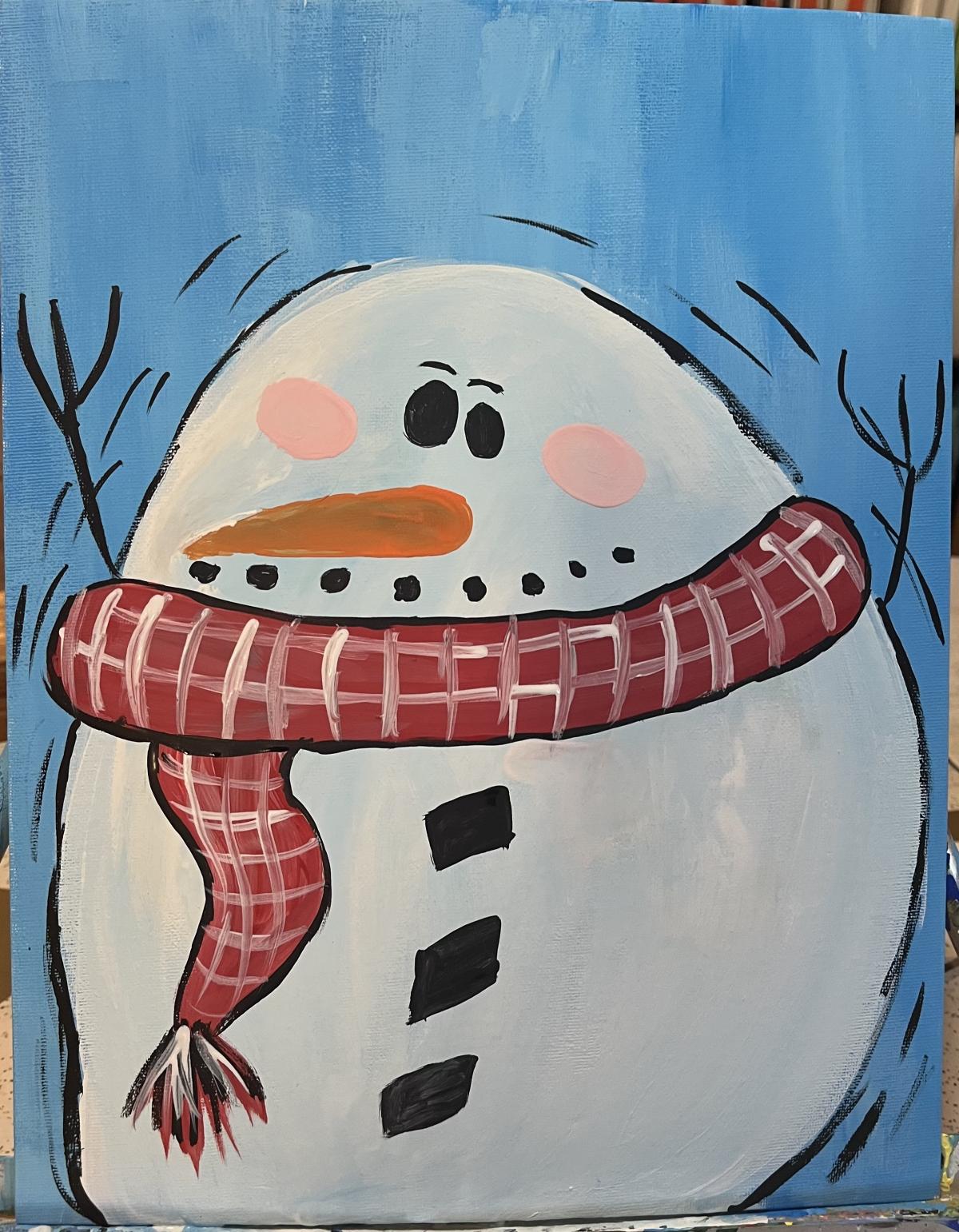 Snowman Painting