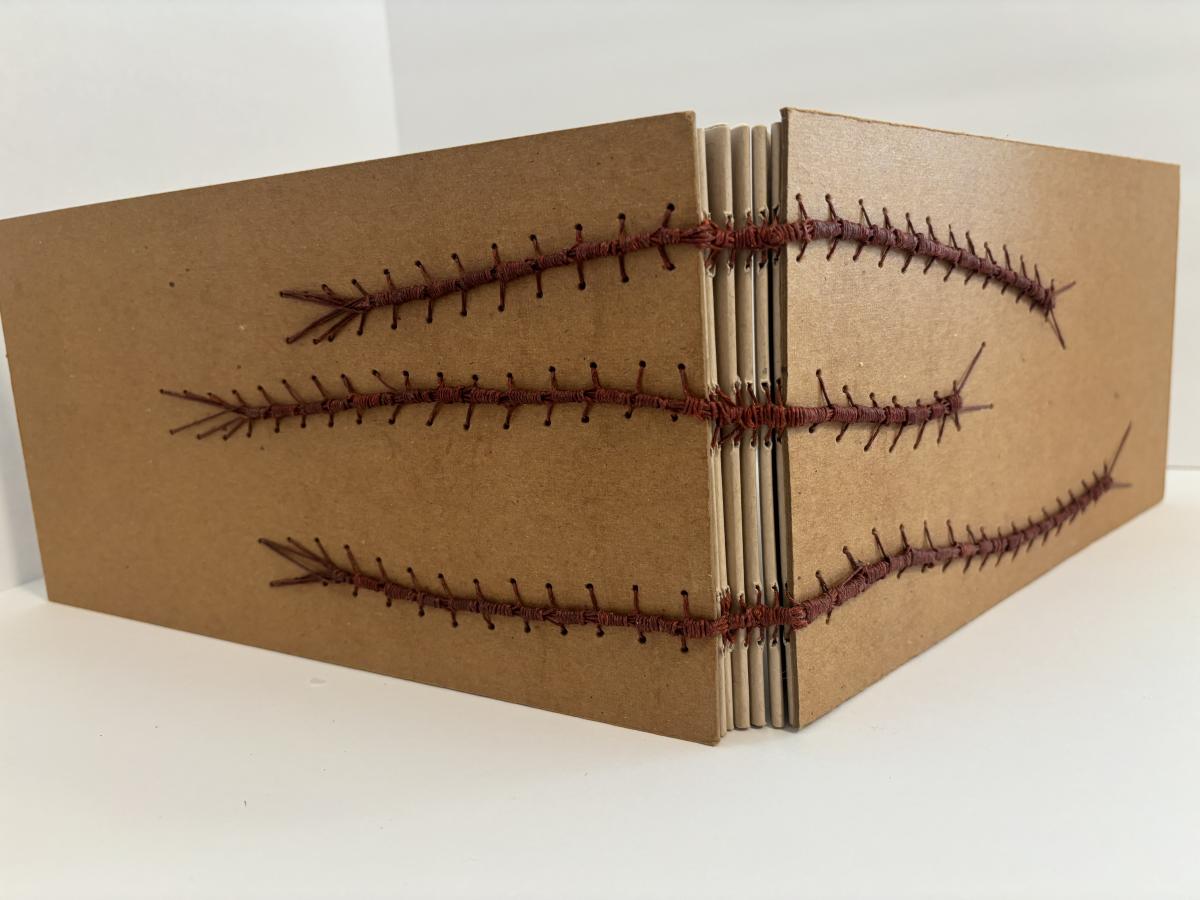 Image of a book created by featured artists, Susie Thompson.