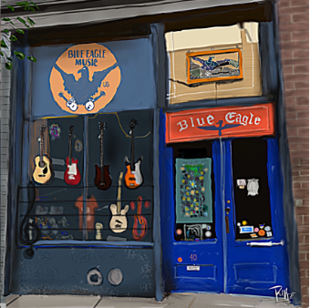 Painting by exhibiting artist, Paul Longo.