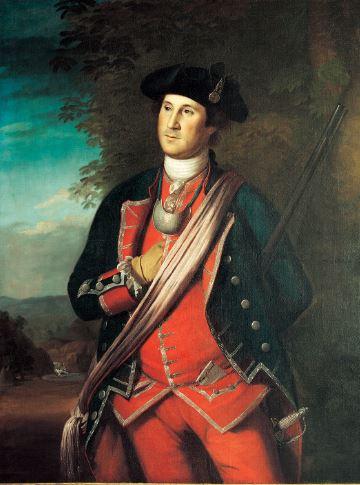 Colonel George Washington, Virginia Colony Militia.
