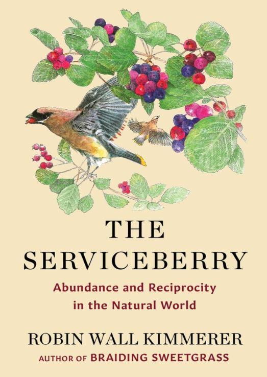 Cover of The Serviceberry by Robin Wall Kimmerer.