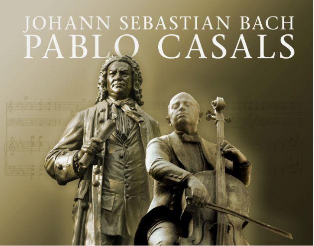 Image of composer Johann Sebastian Bach and artist Pablo Casals.