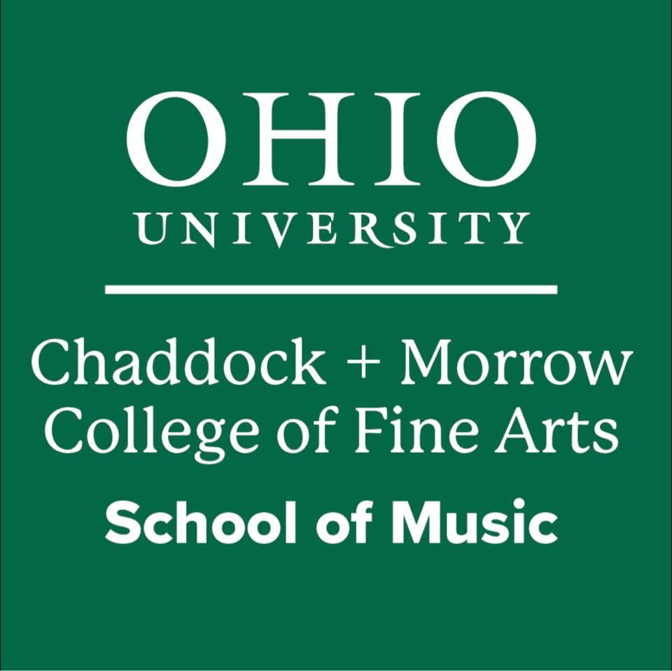 Official Logo for the School of Music at Ohio University.